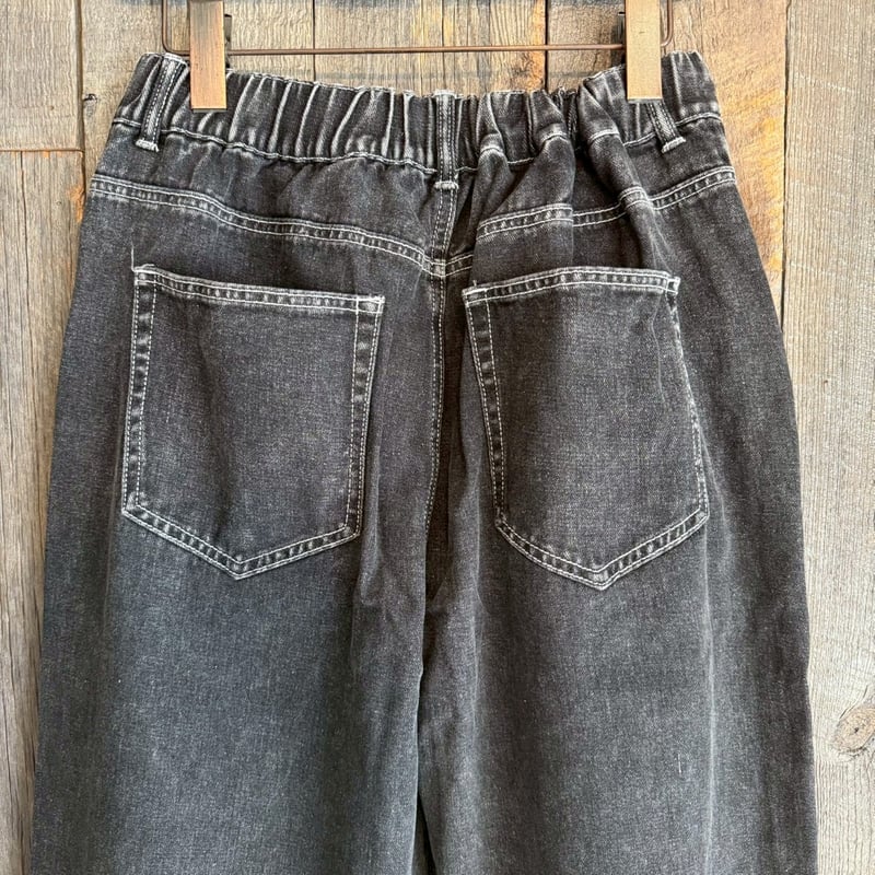 全2色】ケミカルワイド5ポケデニムパンツ 4S-H767 | VARG Giraffe