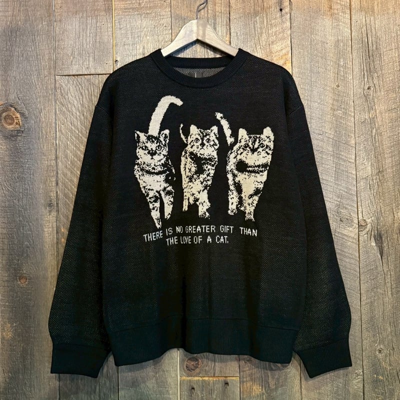 正規品♡トイプードルジャガード上下セット♡ボーダー 全3色】両面アニマルJQDニット E25342L | VARG Giraffe larch