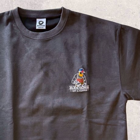 Tシャツ ポリエステル 刺繍 カジュアル メンズ Q26-307-21S