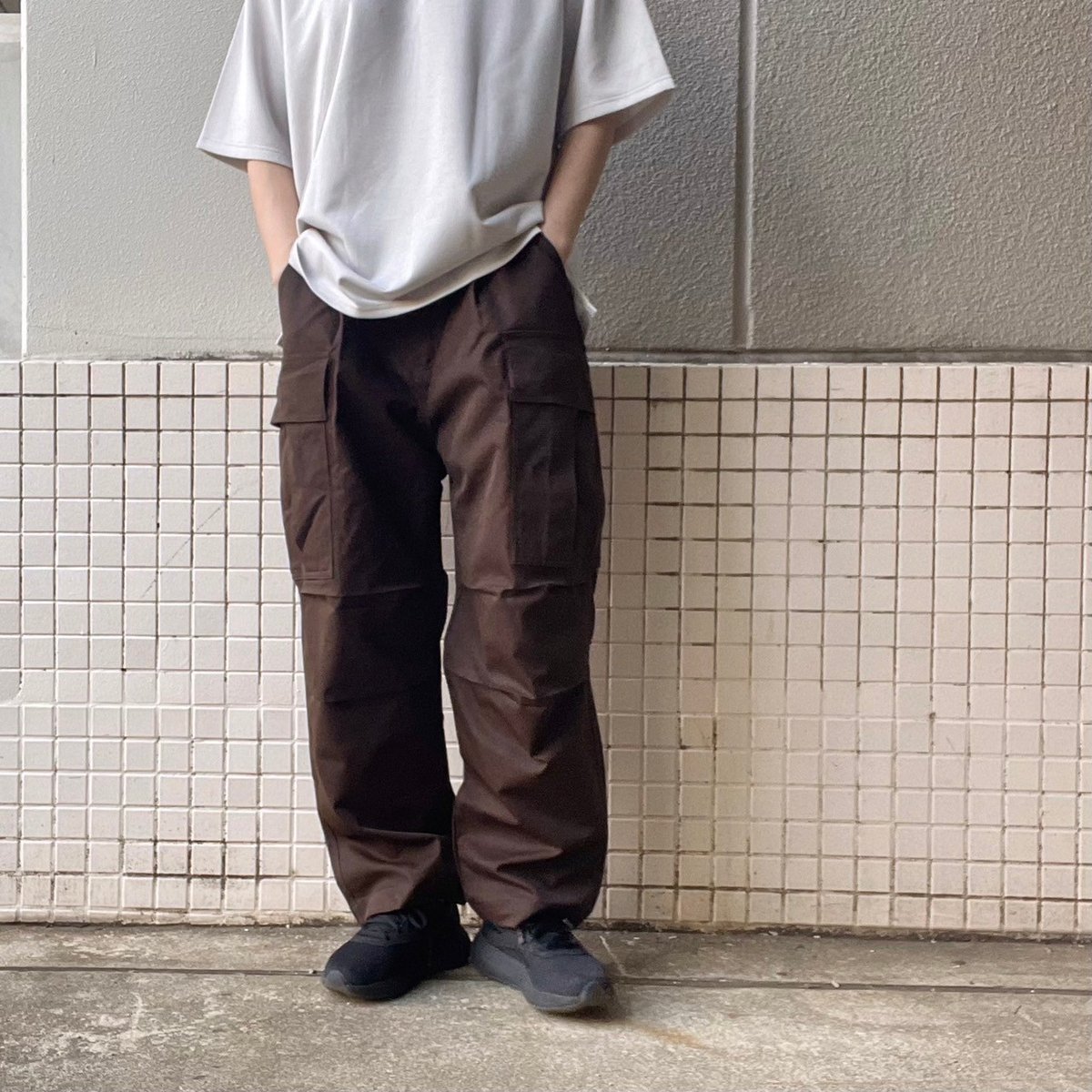 【未使用】KARAKU　カーゴパンツ　ヘビーウェイト fit=scale-down,w=1200