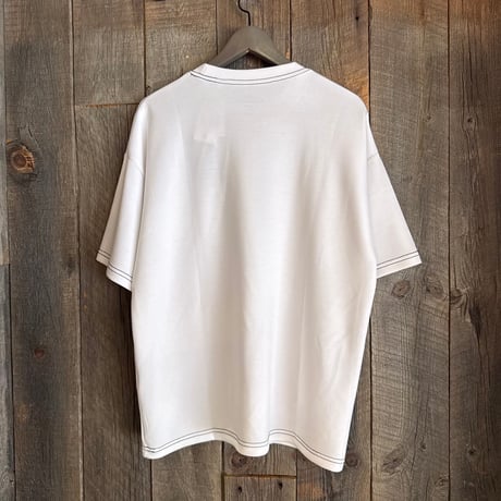【全3色】ソフトダンボール配色ステッチTシャツ　12629040