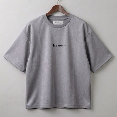スウェードTシャツ ファントム刺繍 半袖 262-3106
