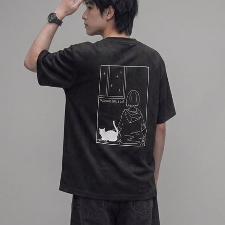 TASOGAREスウェードTシャツ半袖ポリエステルカジュアル63700707