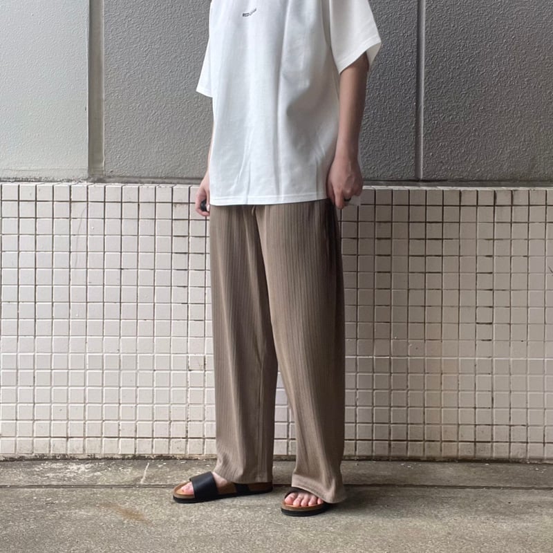 全3色】楊柳リラックスワイドパンツ RV8910 | VARG Giraffe larch