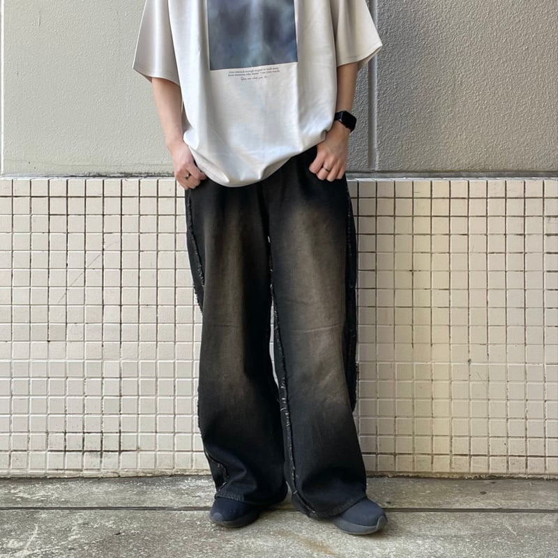 チカキサダ　デニムフリンジTOPS チカキサダ デニムフリンジTOPS チカキサダ デニムフリンジTOPS CHIKA