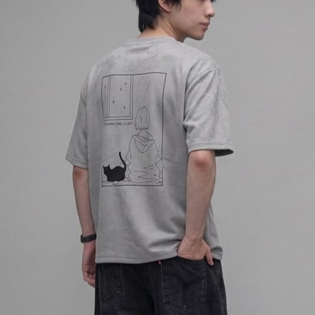 TASOGAREスウェードTシャツ半袖ポリエステルカジュアル63700707