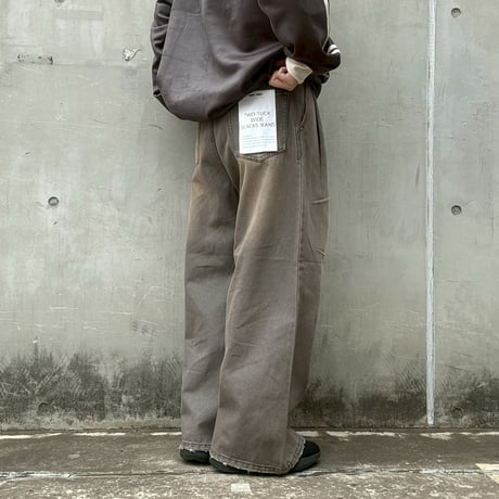 デニムスラックス 2タック メンズパンツ 054320
