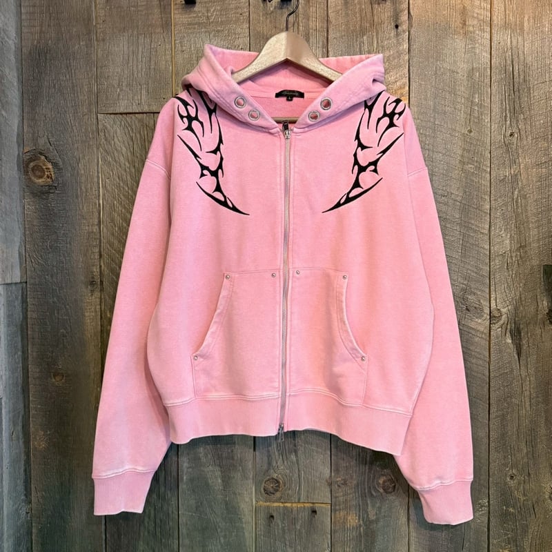 全3色】トライバル刺繍ZIPパーカー 230314 | VARG Giraffe larch