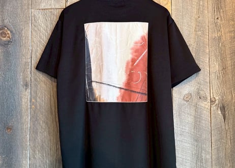 【全3色】バック転写貼付半袖Tシャツ　　252-3536