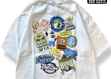 【全3色】BENDAVIS FRIDGE DOOR 半袖Tシャツ　24580043