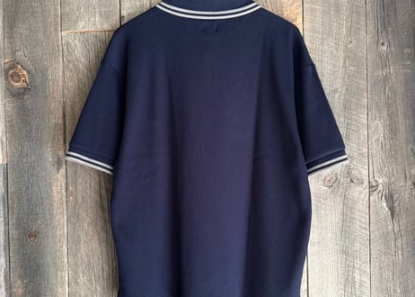 【全3色】ワッフル半袖ポロシャツ　E26019S