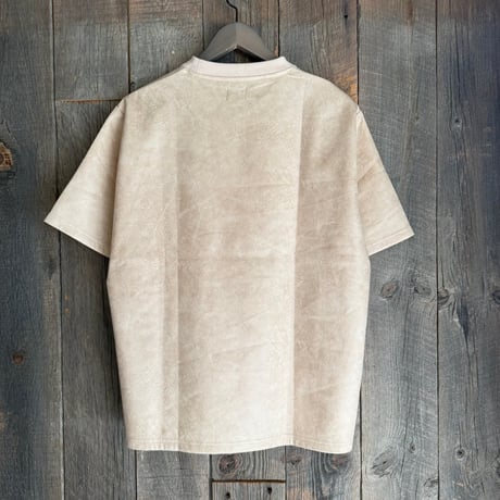 【全3色】　クラックスウェード半袖Tシャツ　E26020S