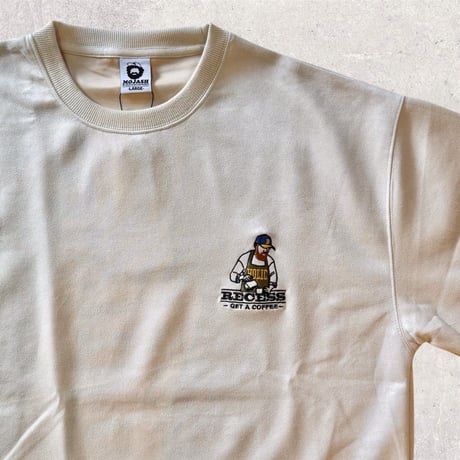 Tシャツ ポリエステル 刺繍 カジュアル メンズ Q26-307-21S