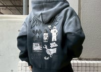 【全3色】 BENDAVIS 裏起毛ブリーチ加工ZIPパーカー　26380056