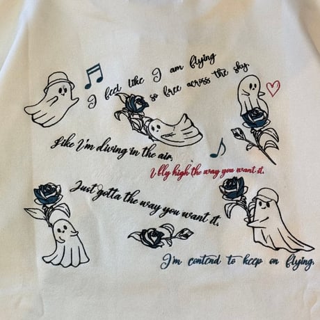 スウェードTシャツ ファントム刺繍 半袖 262-3106