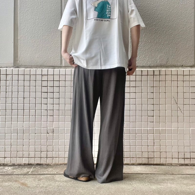 全3色】楊柳リラックスワイドパンツ RV8910 | VARG Giraffe larch
