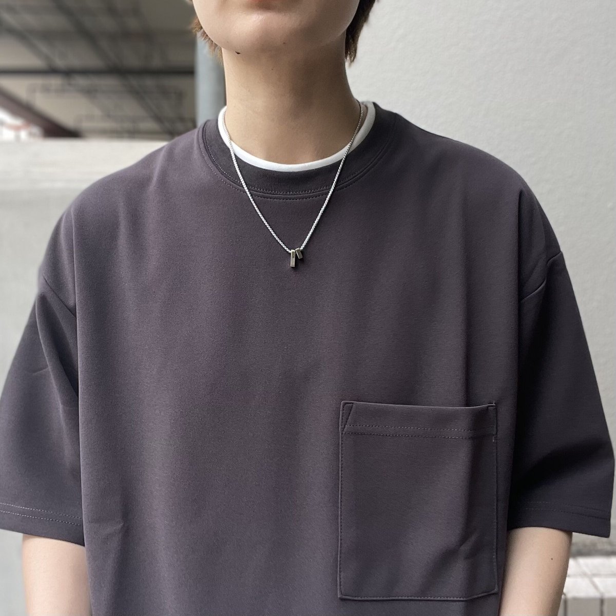 チェーンネックレス プチダブルプレート 31-N19 | VARG Giraffe larch