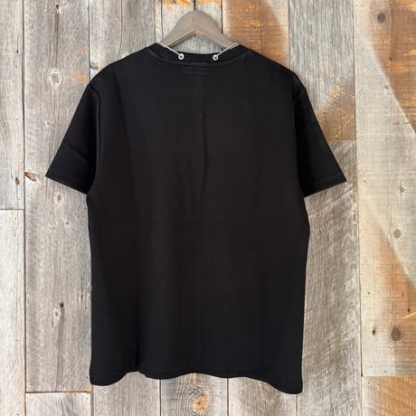 【全2色】ネックレス付ポンチ半袖Tシャツ　　52-H561