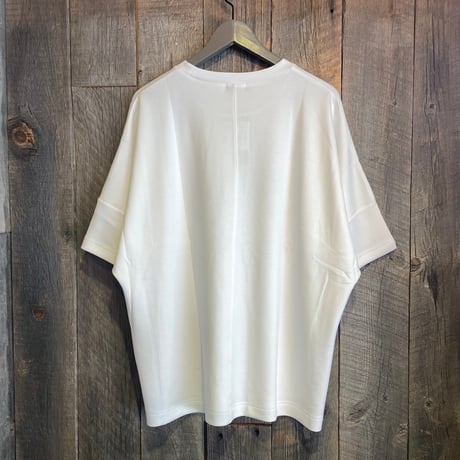 ポンチ素材ドルマンスリーブBIGTシャツ 23700701