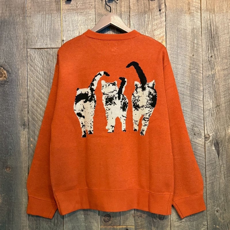 全3色】両面アニマルJQDニット E25342L | VARG Giraffe larch