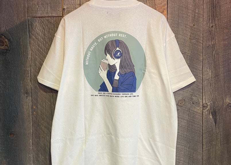 全3色】 KANGOL×VARGコラボ イラストTシャツ（music）VAKG24150G