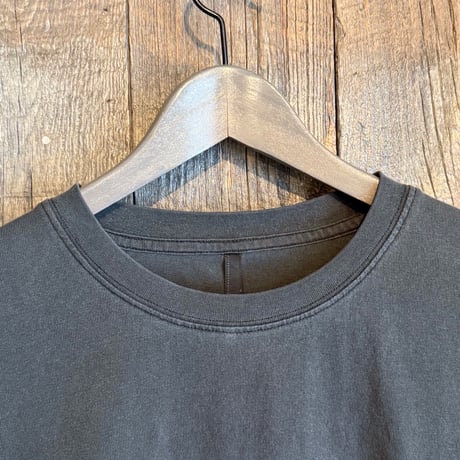 コットンワイドシルエット半袖Tシャツ ピグメント加工