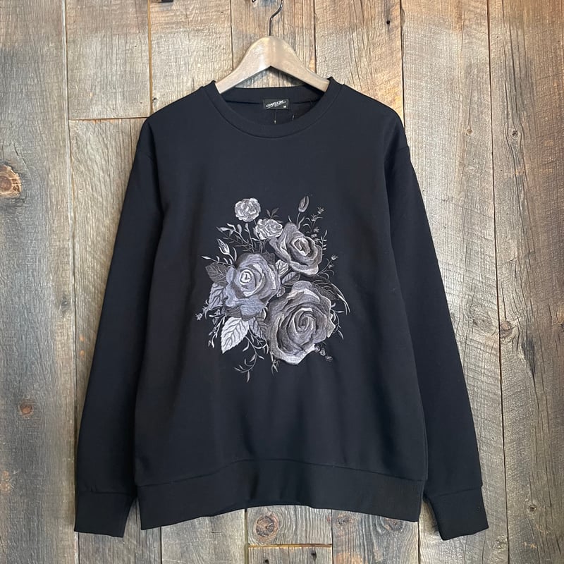 全3色】裏起毛薔薇刺繍スウェット 42700704 | VARG Giraffe larch