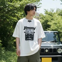 ジムニープリントTシャツ コットン オーバーサイズ カジュアル 046060