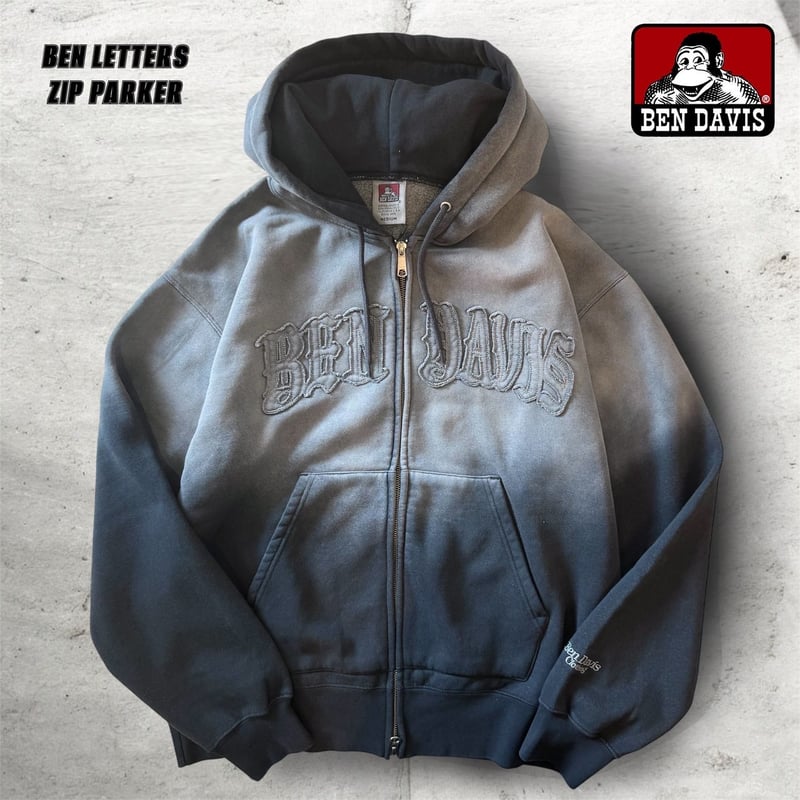 全2色】 BEN LETTERS ZIPパーカー 25780041 | VARG