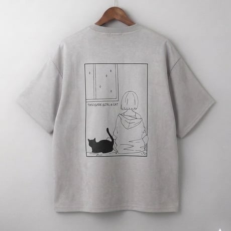 TASOGAREスウェードTシャツ半袖ポリエステルカジュアル63700707