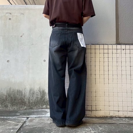 立体デニムカーブパンツ　  メンズ 054310