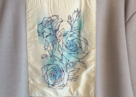【全3色】接触冷感ポンチ貼付半袖Tシャツ（C柄フラワー）　　53700710