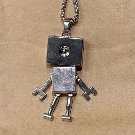チェーンロボットネックレス アクセサリー メンズ フリーサイズ NL111