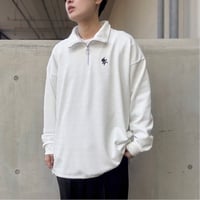 【全3色】ジャガードROSE刺繍ハーフZIPプルオーバー　251-3536
