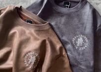 【全3色】　クラックスウェード半袖Tシャツ　E26020S