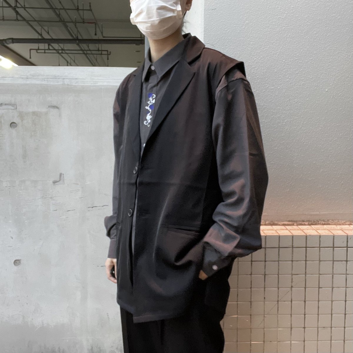 バラ色の暮し　フラワープリント 長袖シャツ Lサイズ Sale! 2090円→30%OFF!】ブラウス レディース 長袖 柄 花柄