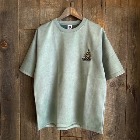 Tシャツ ポリエステル 刺繍 カジュアル メンズ Q26-307-21S