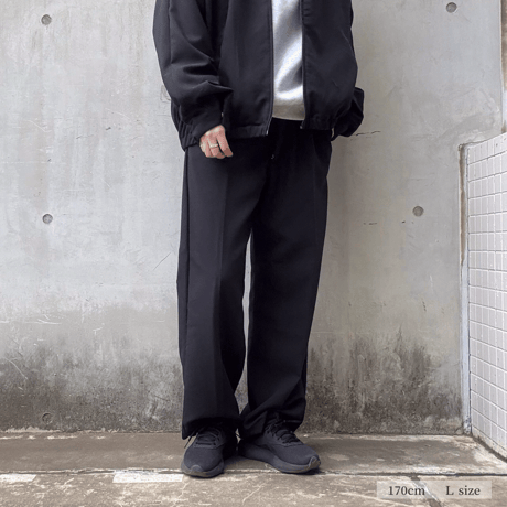 【全2色】 ワイドスラックスパンツ（セットアップITEM）　810762