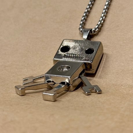 チェーンロボットネックレス アクセサリー メンズ フリーサイズ NL111