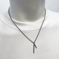 チェーンネックレス ダブルスティック ショートネックレス メンズ NL3537-20-140