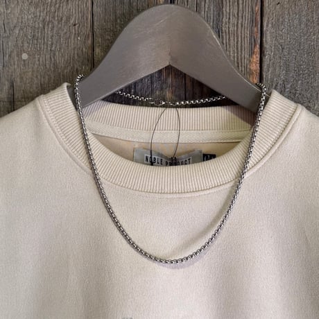 【全2色】ネックレス付スウェードタッチ半袖Tシャツ　　N26-407-21S