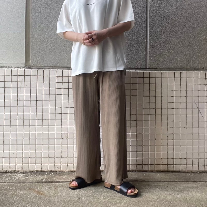 全3色】楊柳リラックスワイドパンツ RV8910 | VARG Giraffe larch