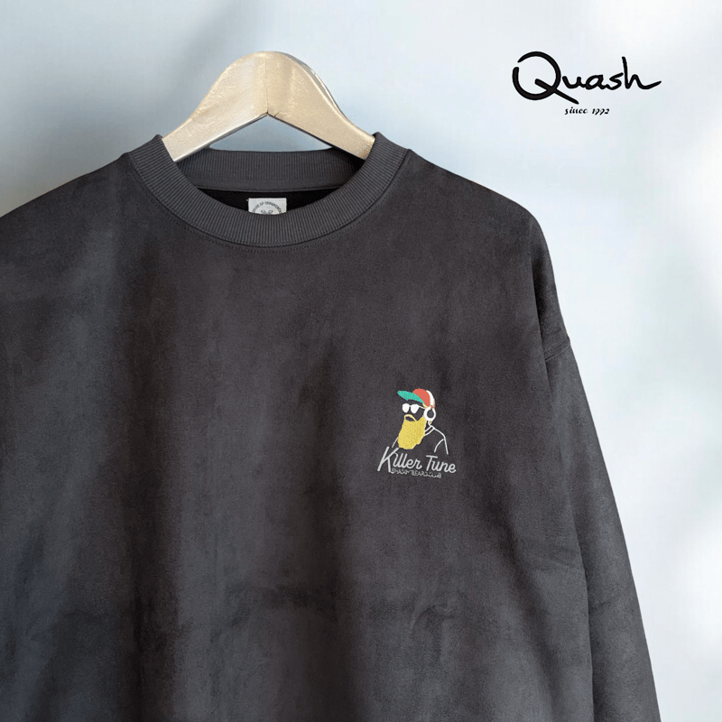 全3色】ポンチスウェードヒゲ刺繍スウェット (A柄) Q24-404 全3色】ポンチスウェードヒゲ刺繍スウェット (A柄) Q24-404
