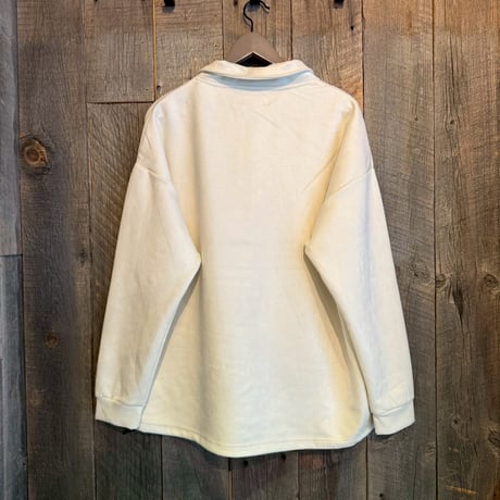 【全3色】ローズスウェードハーフZIP長袖プルオーバー　253-3086