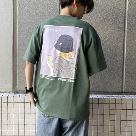 KANGOL コットン イラストTシャツ（A柄） ユニセックス VAKG24150G