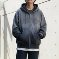 BEN LETTERS コットン混ジップパーカー カジュアル 25780041