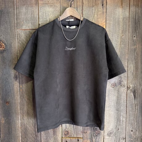 【全2色】ネックレス付スウェードタッチ半袖Tシャツ　　N26-407-21S