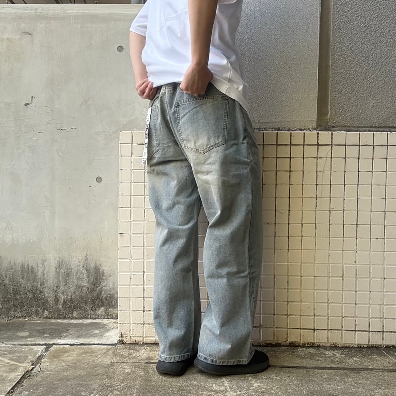 全3色】ワイドバギーデニム 810766 | VARG Giraffe larch