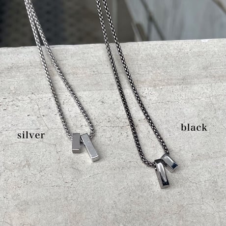 チェーンネックレス プチダブルプレート メンズ アクセサリー NL9792-18-02