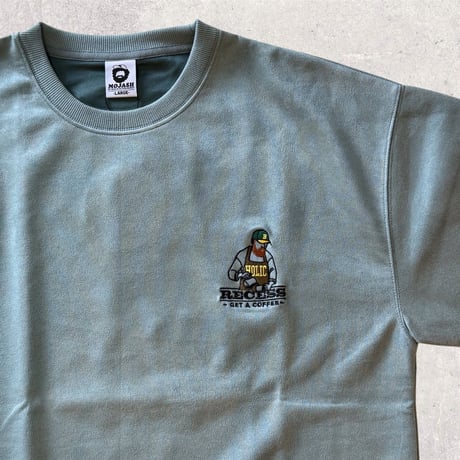 Tシャツ ポリエステル 刺繍 カジュアル メンズ Q26-307-21S